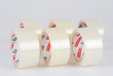 carton sealing silent tapes, clear or kraft, 30μm and 35μm